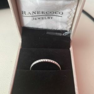 Rannecoco stacking ring silver size 9